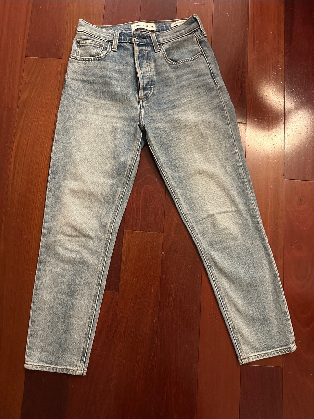 Denim Forum The Yoko High-rise Slim Crop Jeans